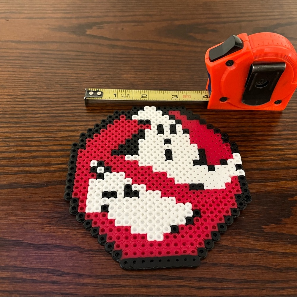 Ghostbusters Logo Perler Bead Pixel Art